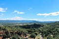 Vue sur Roussillon dans le Luberon en Provence